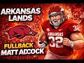 Arkansas Lands 255-LB Fullback Matt Adcock | Portal Breakdown