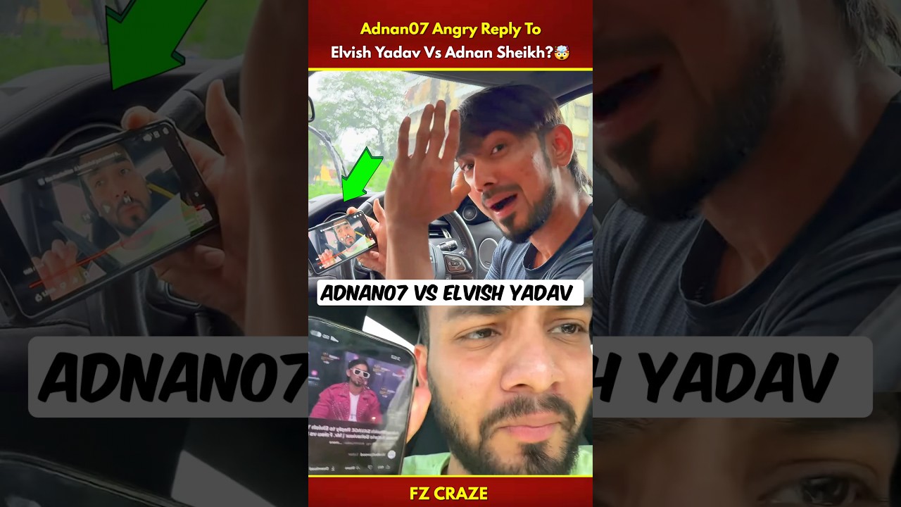 Adnan07 WARNING To Elvish Yadav🤯| Adnan07 Vs Love Kataria 