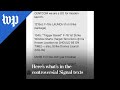 Here’s what’s in the controversial Signal texts