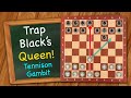 Chess: How to trap the black queen in 8 moves | Tennison Gambit