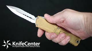 Microtech 1142-11TA Combat Troodon Gen III AUTO OTF Knife