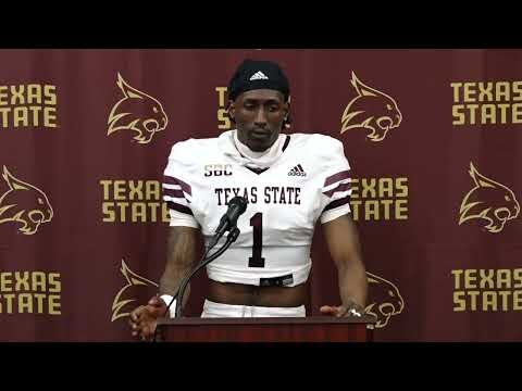 TXST Football's Joshua Eaton talks competition on top of competition