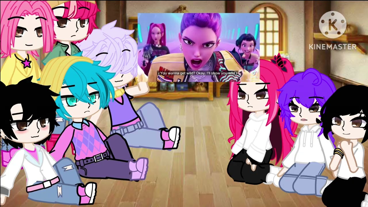 Kpop demon hunters react to how it's done || TikTok vids|| made by Anaeila0w0 🩷🩷