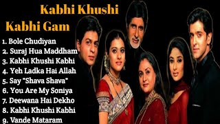 Kabhi Khushi Kabhie Gham💗Movie All Songs❣️Shahrukh Khan💞Kajol Hrithik Roshan💝kareena kapoor jukebox💜