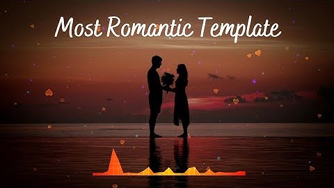 Hearts and Music Bar Template | Romantic Avee Player Template Black Screen