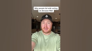 Why people fail with selling on Amazon FBA #shorts #amazonfba