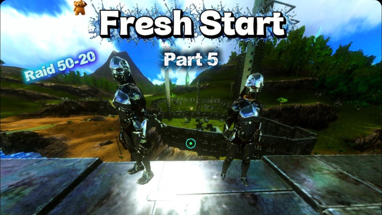 Fresh Start Volcano Base (Part 5) #arkmobile 