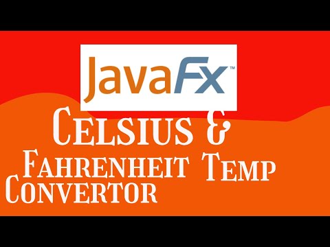14.07 Celsius And Fahrenheit Temperature Converter JavaFX | Starting Out With Java