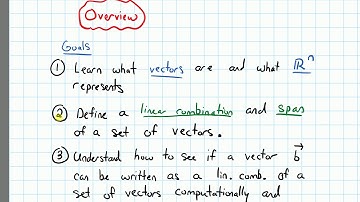 1.3 Vector Equations--Overview (Video 1)