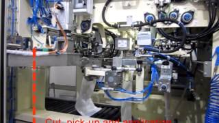 FORM FILL SEAL BAGGING MACHINE WITH TOP ZIPPER APPLICATOR
