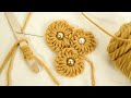 Fun  easy flower ideas embroidery tricks with yarns by handiworks