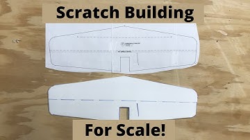 Scratch building foam board airplanes for scale!