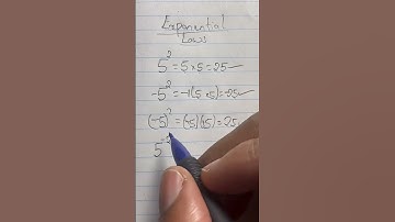 Do you know these Exponential laws #math #exponents #mathematics