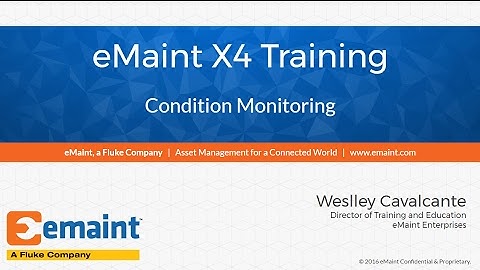 eMaint X4 Condition Monitoring