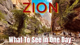 24 Hours in Zion National Park: A Day in Zion With Hikes To Do | Travel Vlog #41
