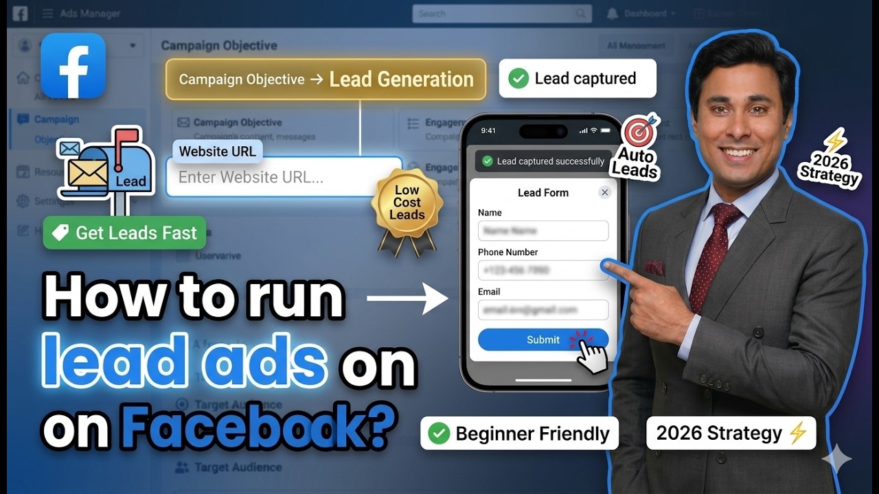 How to run Lead Generation Ads on Facebook? - YouTube