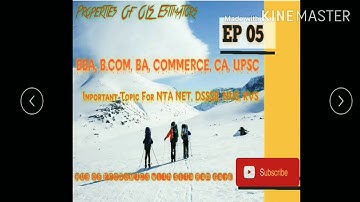 Properties of OLS Estimator BLUE/Properties of OLS Estimator in Econometrics