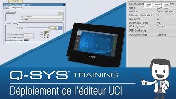 Q-SYS Level One Training  |  UCI Deployment (FR)
