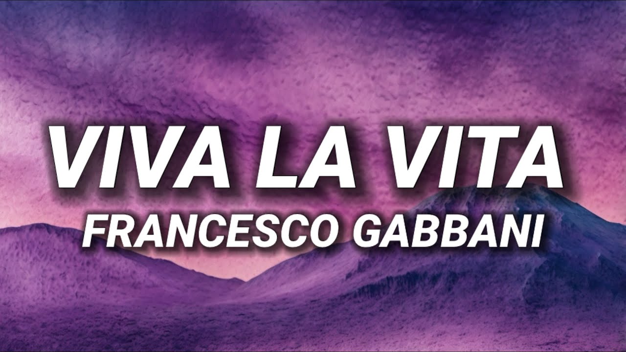 canzone viva la vita di gabbani