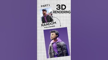 bringing Instagram followers to Life with 3d renders #blender3d