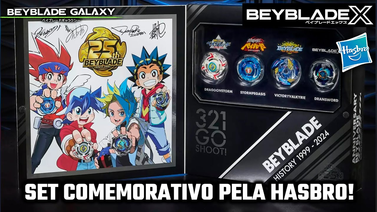 Beyblade's 25th Anniversary Commemorative Set by Hasbro! - YouTube