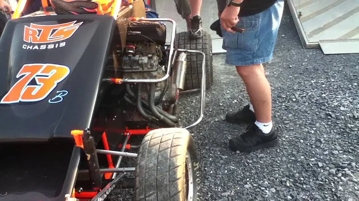 Brett Michalski's sprint car walk around