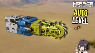 This Clever Ship Excavates a Level Tunnel Automatically, Space Engineers
