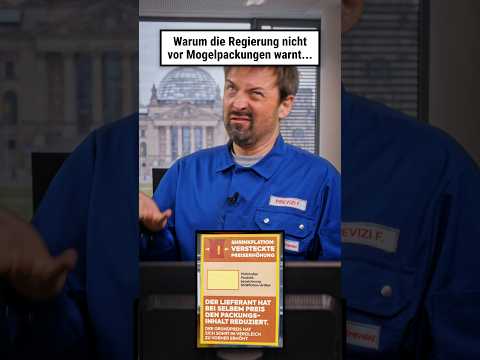 Warum die Regierung nicht vor Mogelpackungen warnt...  #comedy #humor