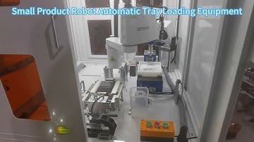 Small Product Robot Automatic Tray Loading! 3D Vision for Efficient Production