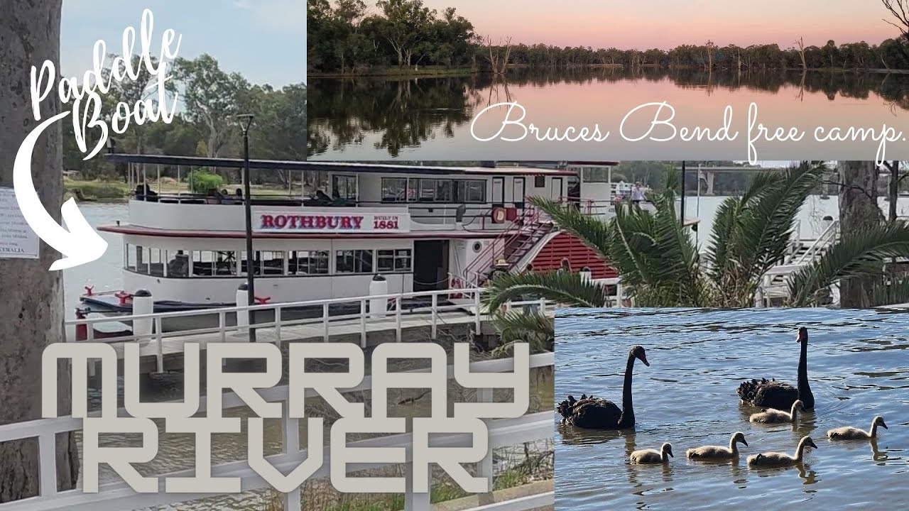 Murray River Free Camp Mildura, Paddle boats, Fishing YouTube