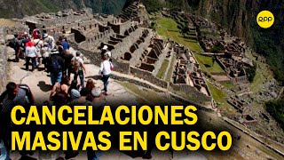 Cusco: 90% de los paquetes turísticos fueron cancelados hasta abril