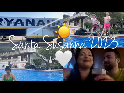 Santa Susanna 2023 | family holiday vlog ☀️🏖️✈️