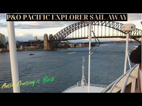 P&O Pacific Explorer Sydney sail away. Video Thumbnail