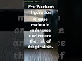 #shorts #PreWorkoutHydration #HydrateToPerform #FitnessFuel #StayHydrated #Workout#FitnessMotivation