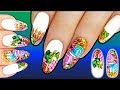 SHARPIE STAMPING NAIL ART - Hand Painted Alcohol Inks Stained Glass Lead Light Effect Nails