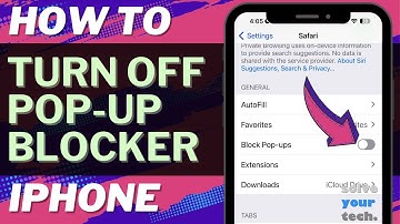 iOS 17: How to Turn Off Pop Up Blocker on iPhone