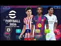eFootball PES 2026 PPSSPP DOWNLOAD ORIGINAL ISO PES 26 PSP Full Update New Transfers &amp; Kits 26 HD