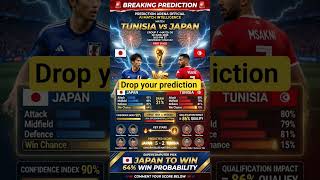 😱 JAPAN 5-2 TUNISIA?! AI SUPERCOMPUTER PREDICTION | FIFA WORLD CUP 2026