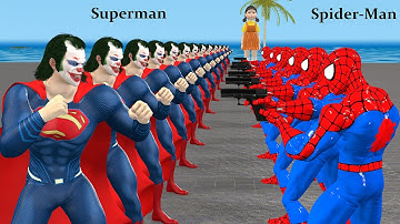 Siêu nhân nhện🔴Spider Man attacks Superman Rescue Hulk from the bad guys Venom | Game Spider-Man 4