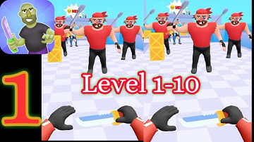 Hit Master 3D! -Level 1-10 - Walkthrough Gameplay