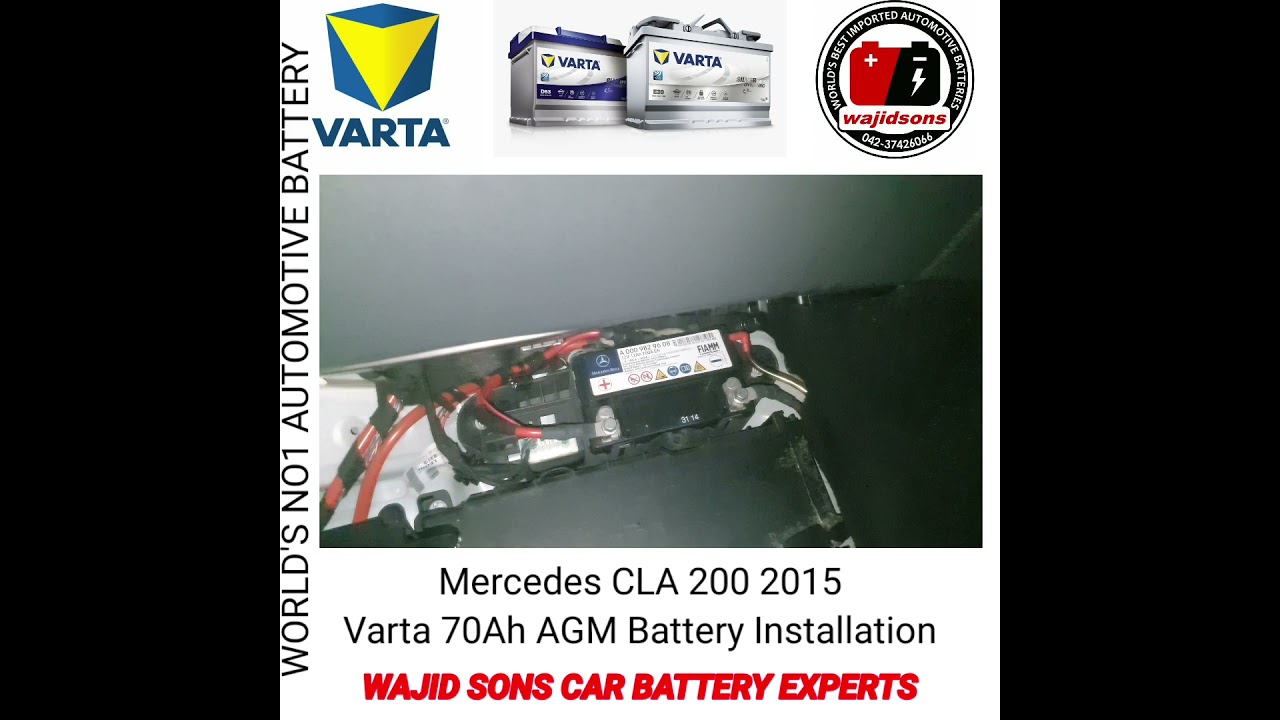BEST OEM BATTERY FOR MERCEDES CLA200 2015 BOTH AUXILARY AND STARTING