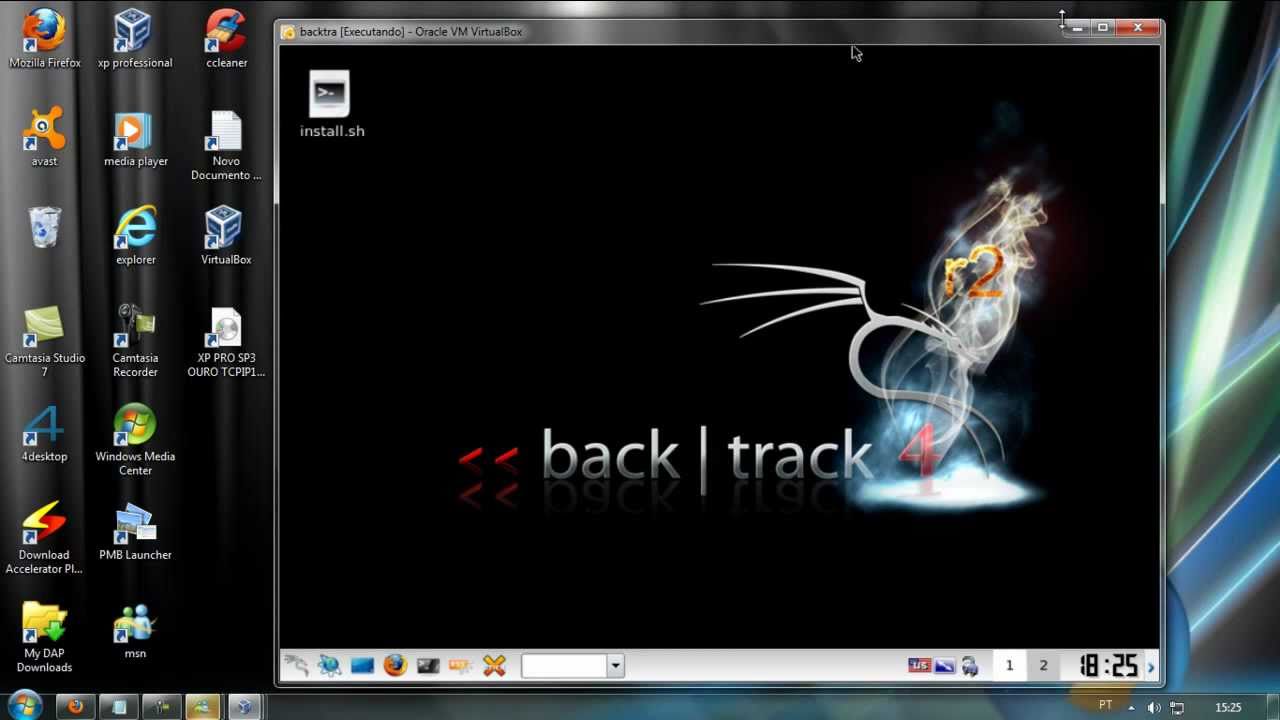 Backtrack 4 R3 video aula instalar o backtrack 4, ou o 5 no virtualbox - YouTube