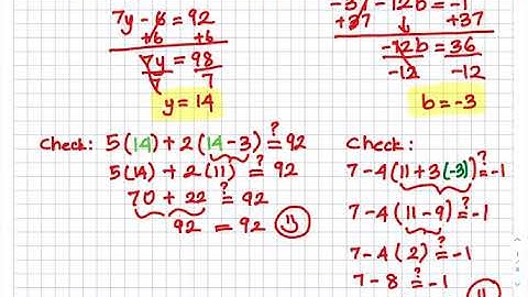 Solving Multi-Step Equations with Distributive Property