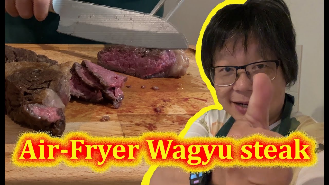 Wagyu Ribeye Steak in the airfryer.. super juicy and tender! YouTube