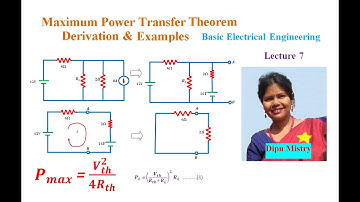 Maximum Power Transfer Theorem Examples ǀ Basic Electrical Lecture 7