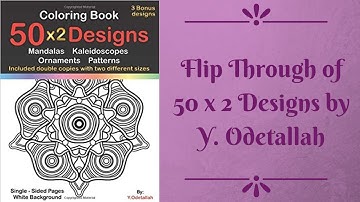 Flip Through of 50  x 2 Designs by Y  Odetallah