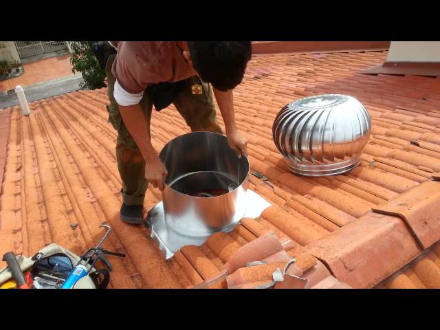 Turbine Ventilator Installation Video 