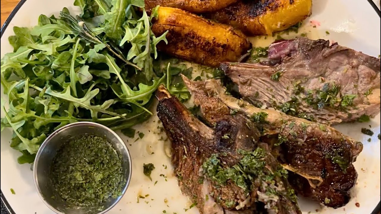 Lamb Shoulder Blade Chops with Mint Sauce YouTube