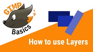 How to use layers in GIMP