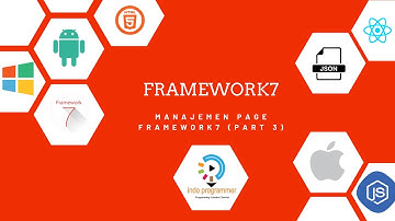 Framework7 - Manajemen Page Framework7 (part 3)